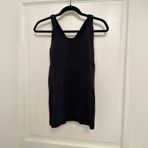 Lulu Lemon black razor back workout tank